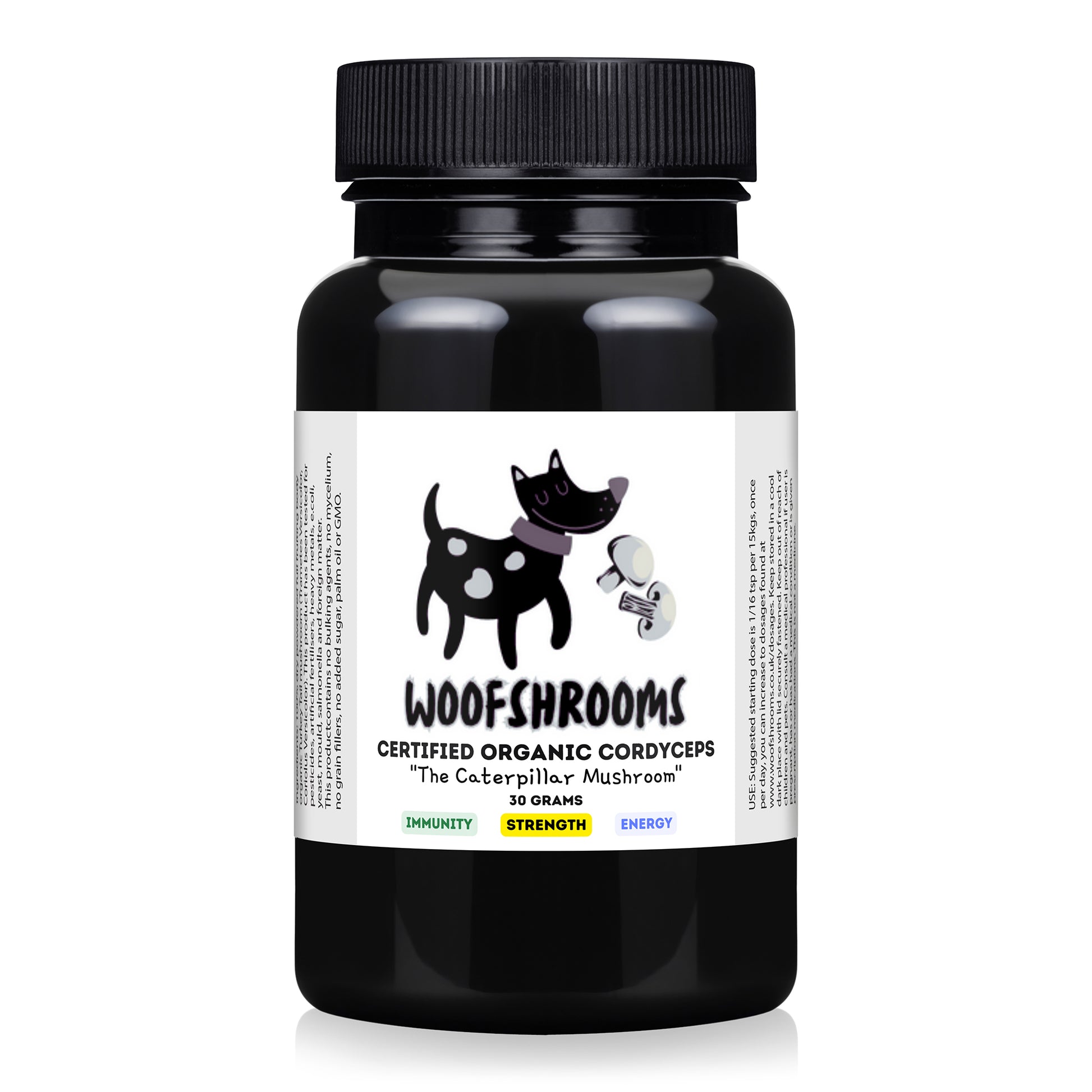 Cordyceps mushroom supplement that benefits dogs.